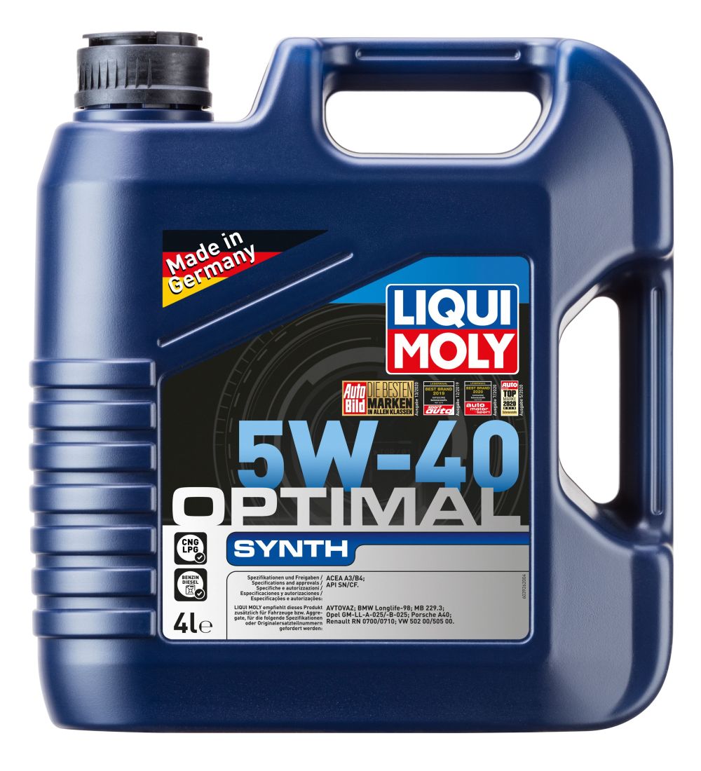 Масло моторное LIQUI MOLY Optimal Synth 5W-40 4л
