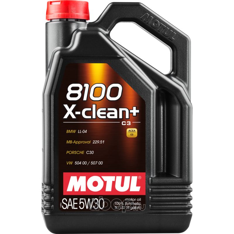 Масло моторное MOTUL 8100 X-Clean+ 5W-30 5л