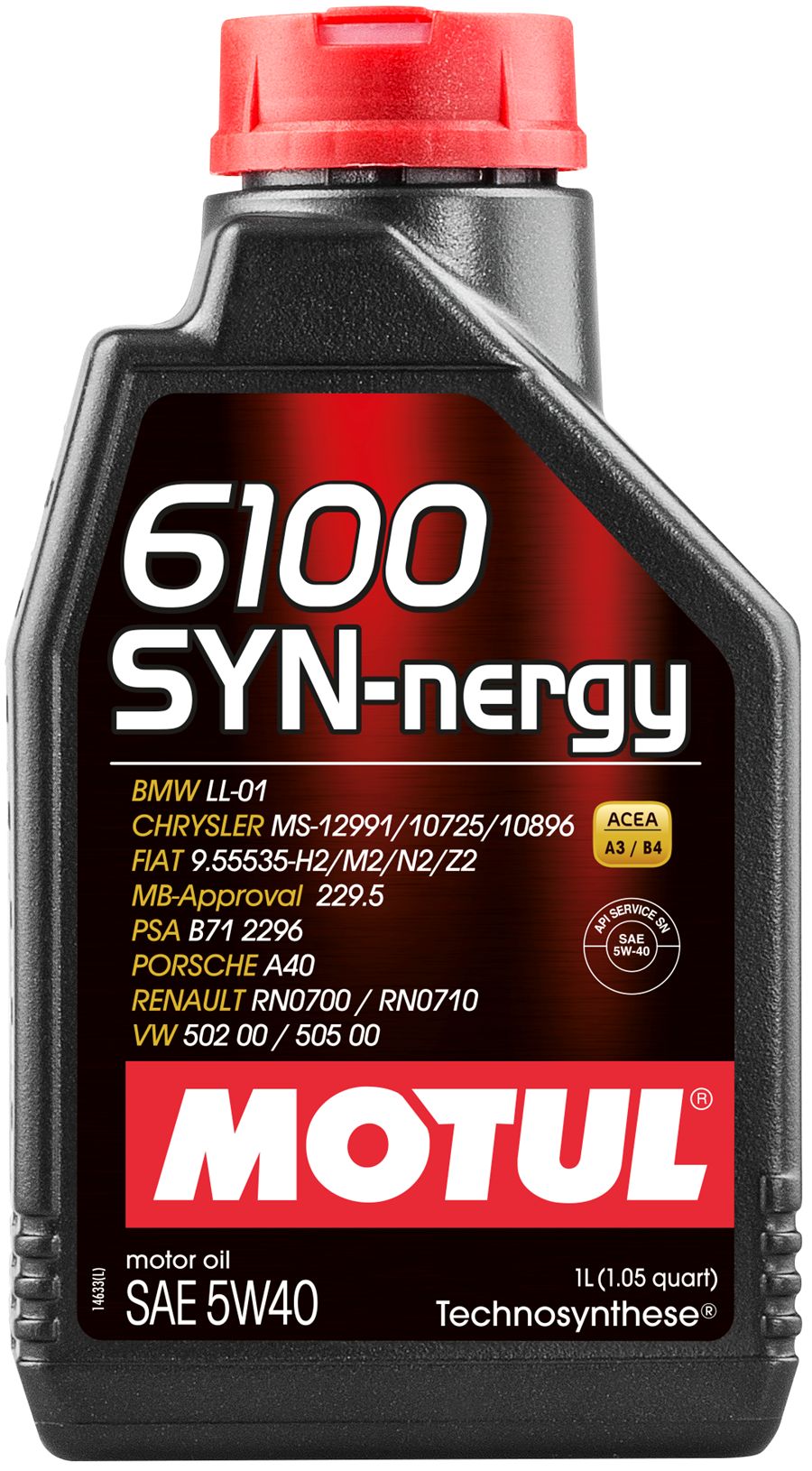 Масло моторное MOTUL 6100 SYN-NERGY 5W-40 4л