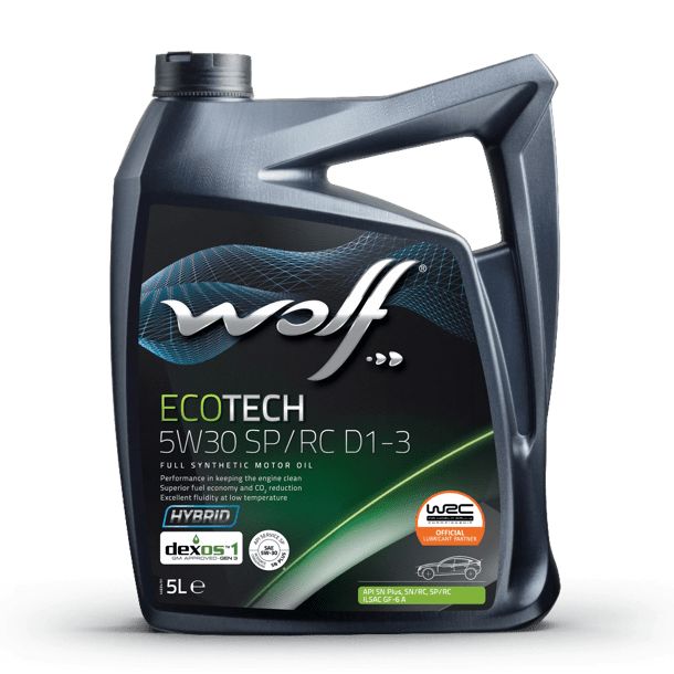 Масло моторное WOLF ECOTECH 5W30 синтетика 5л