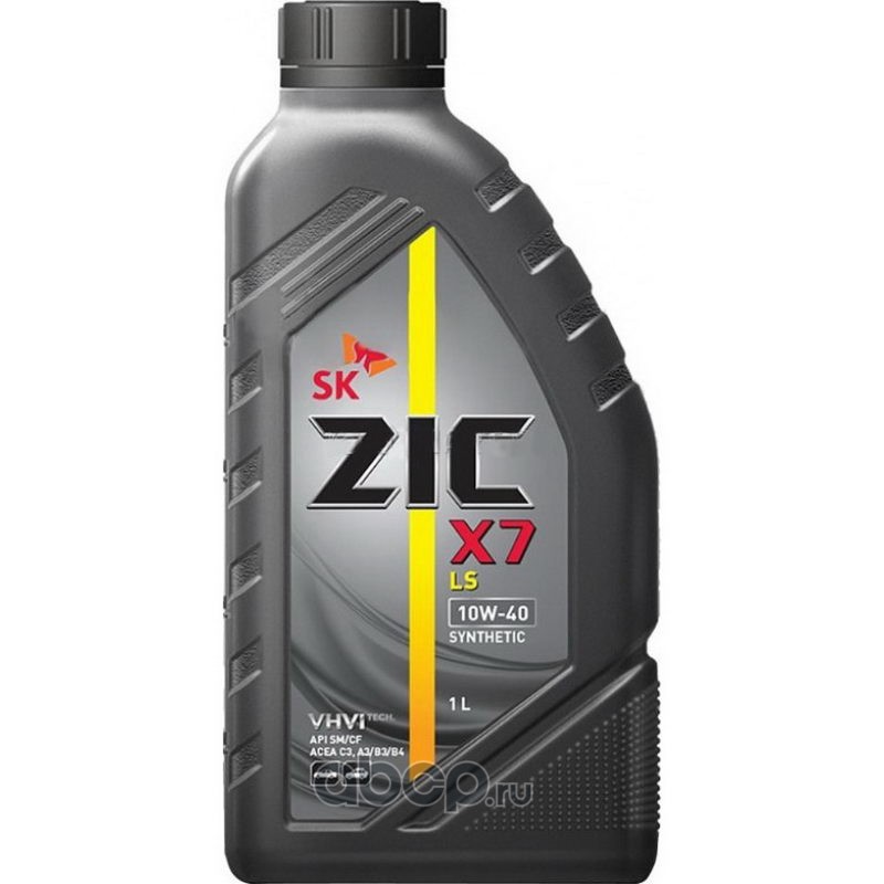Масло моторное ZIC X7 LS 10W-40 синтетическое 1л